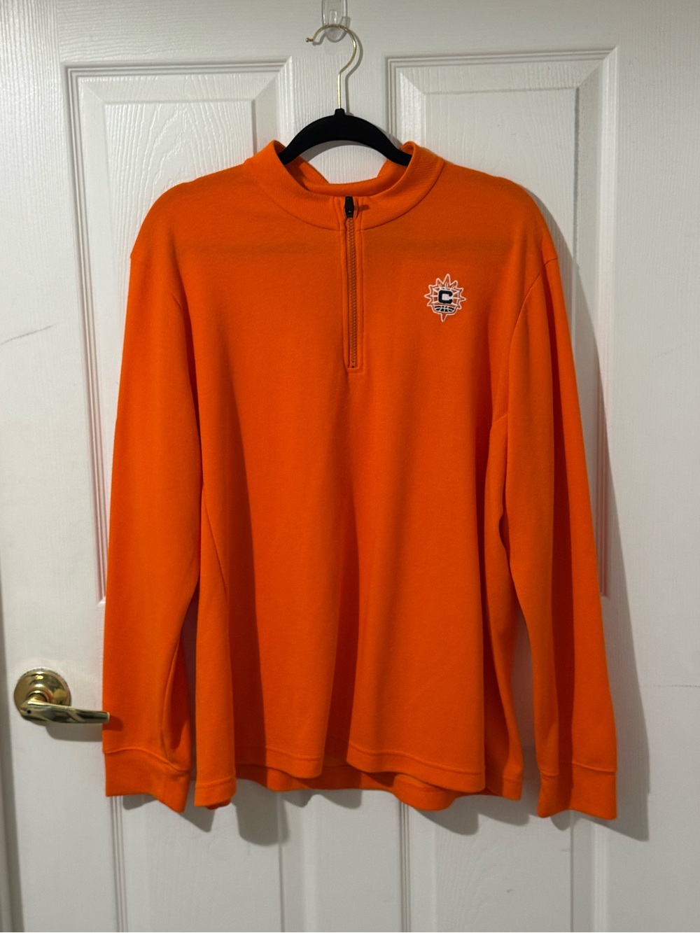 Connecticut Sun Nike Orange Quarter-Zip Pullover
